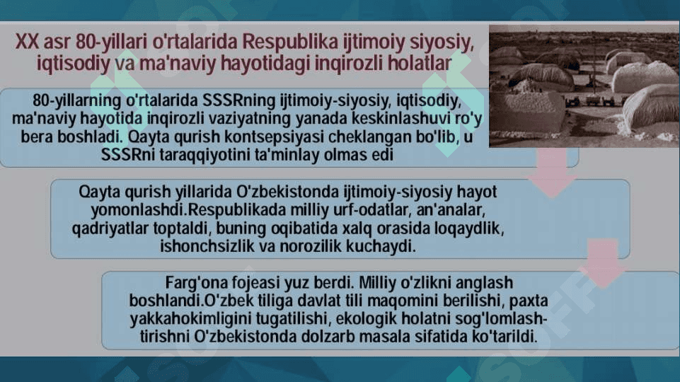 Mustaqillikka erishish arafasida Oʻzbekistondagi ijtimoiy-siyosiy jarayonlar 3