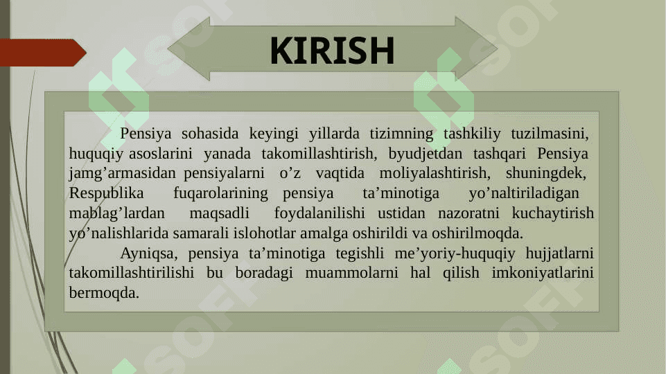 Davlat pensiya ta’minotini nazorat qilishning zarurligi 3