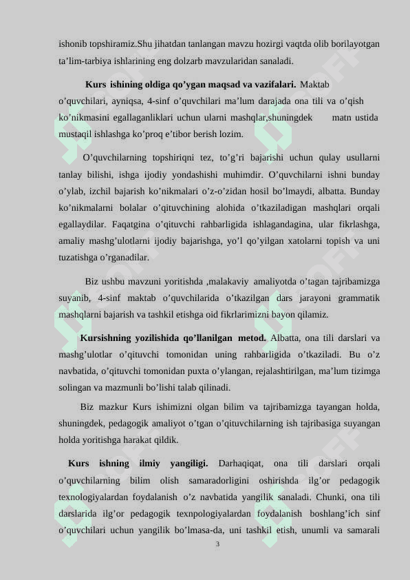 1-4-SINFDA FE’L YASOVCHI QO’SHIMCHALAR MAVZUSINI O’RGANISH 3