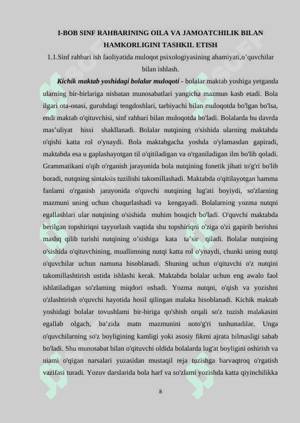 SINF RAHBARINING OILA VA JAMOATCHILIK BILAN HAMKORLIGINI TASHKIL QILISH 7
