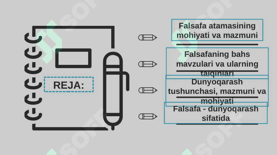 Falsafa,uning predmeti,mazmuni va jamiyatdagi roli 2