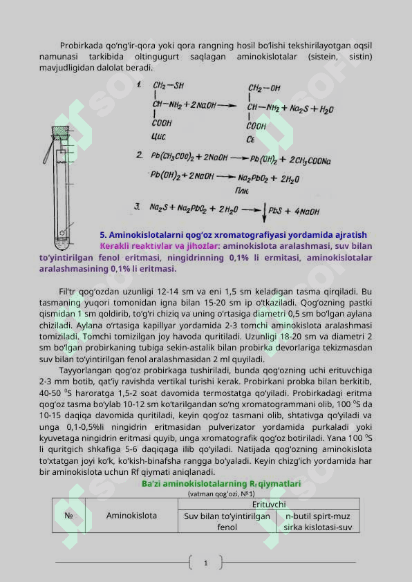 MODUL. OQSILLAR KIMYOSI, MODUL. UGLEVODLAR KIMYOSI, MODUL. NUKLEIN KISLOTALAR KIMYOSI, MODUL. LIPIDLAR KIMYOSI. 7
