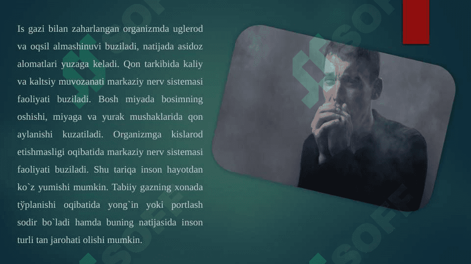 Aholining is gazidan zaharlanishini oldini olish 4