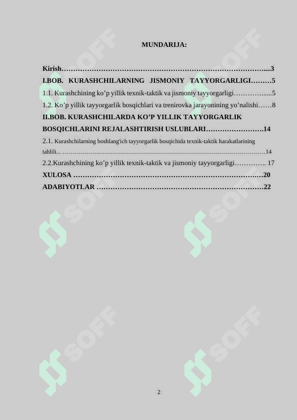 SPORTNING KURASH TURIDA TAYYORLIKNING KOʻP YILLIK BOSQICHLARI 2