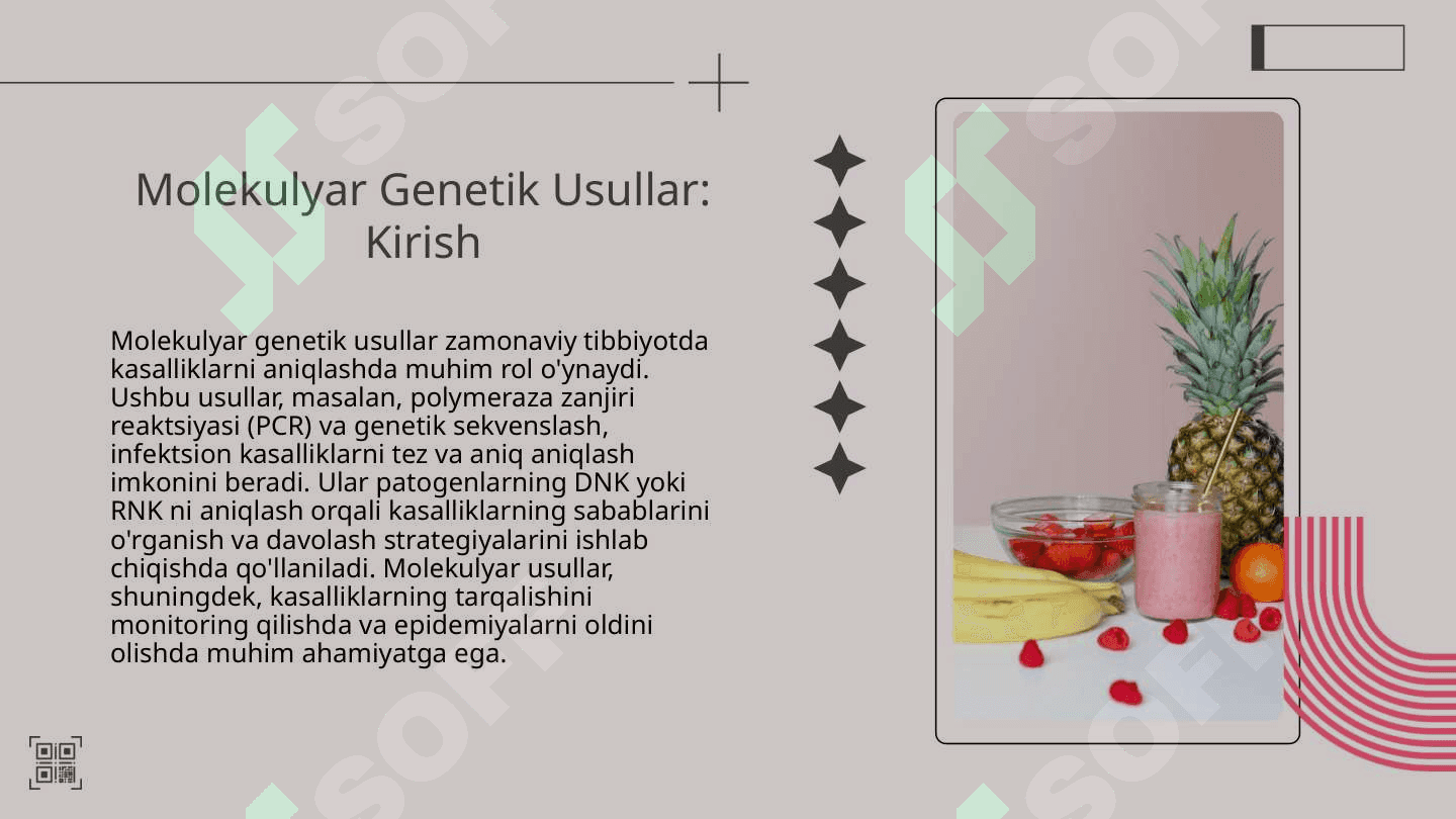 Yuqumli kasalliklar diagnostikasida zamonaviy molekulyar genetik usullar 3