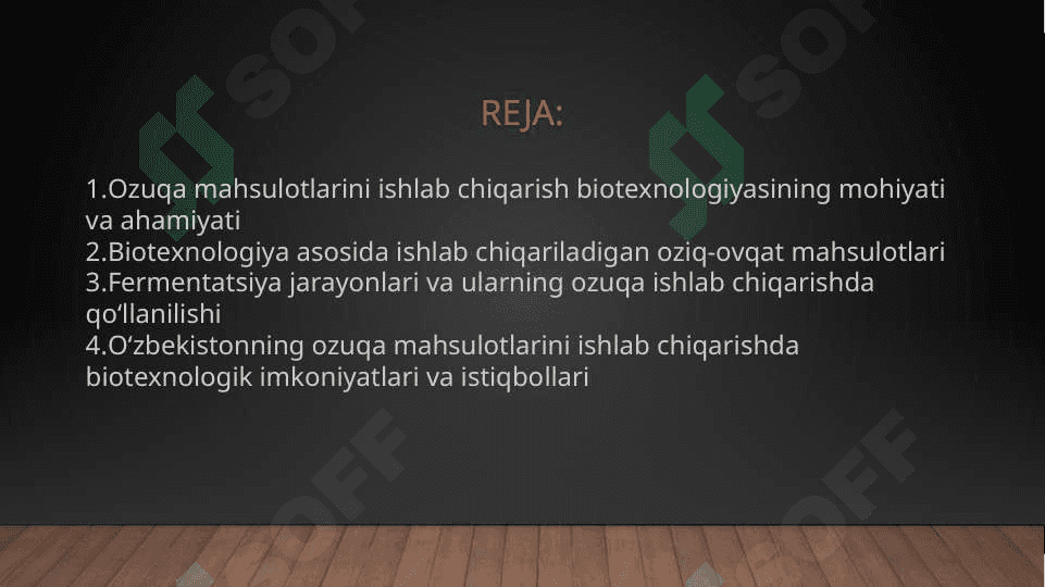 Slayd, taqdimot "Ozuqa mahsulotlarini ishlab chiqarish biotexnologiyasi" 2