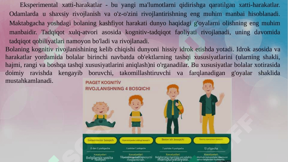 Maktabgacha tarbiya yoshiga doir tadqiqotlar 4