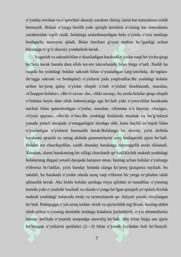 SINFDAN TASHQARI OLIB BORILADIGAN JISMONIY TARBIYA ISHLARIGA TAVSIF 6