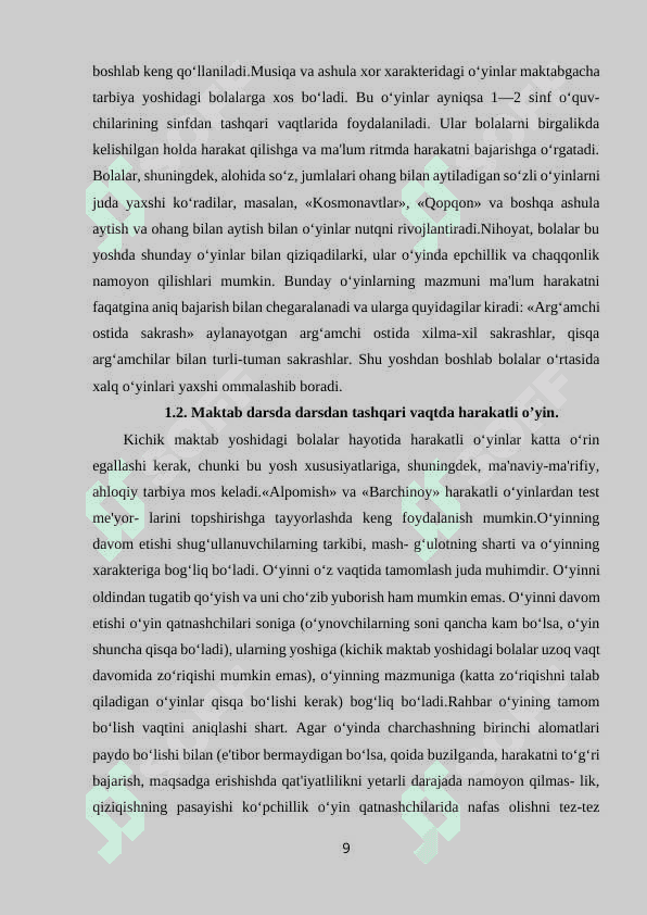 SINFDAN TASHQARI OLIB BORILADIGAN JISMONIY TARBIYA ISHLARIGA TAVSIF 8