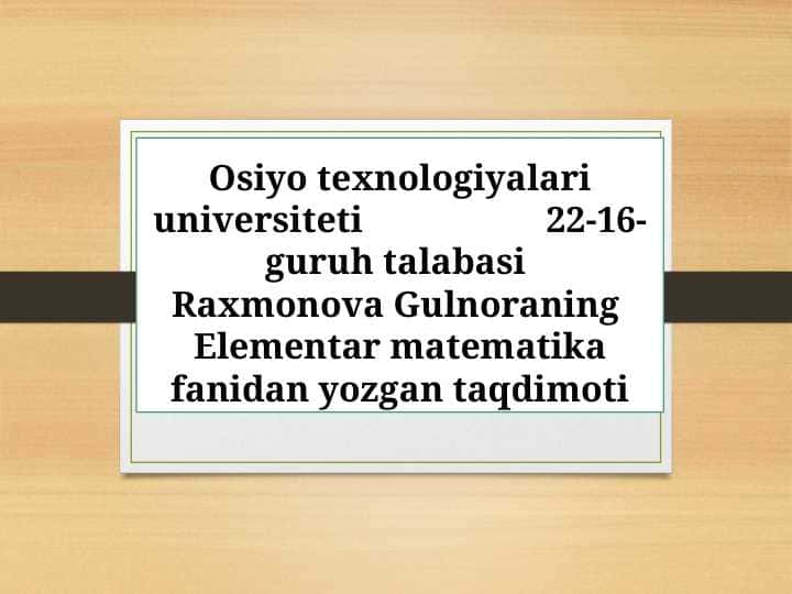 Maktabgacha tayyorlov guruhida sanashga va hisoblasg faoliyatiga o`rgatish vazifalari