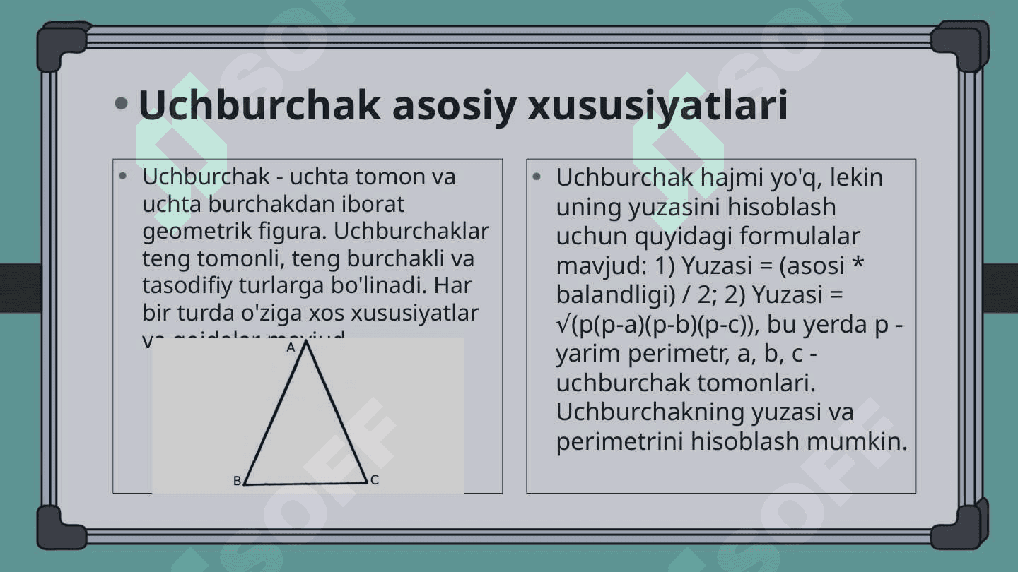 Doira uchburchak oval to`rtburchak shakllarini 4