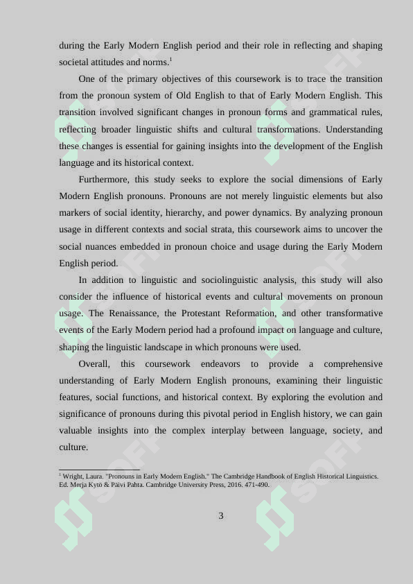 EARLY NEW ENGLISH PRONOUNS 3