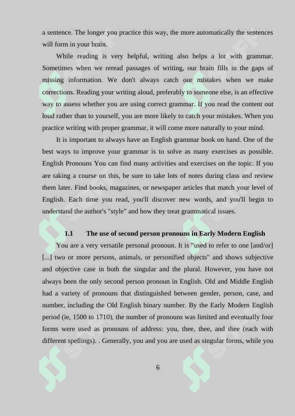 EARLY NEW ENGLISH PRONOUNS 6