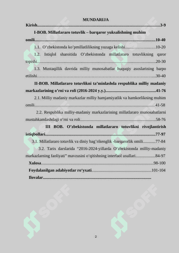 O‘zbekistonda milliy-madaniy markazlarning faoliyati 2
