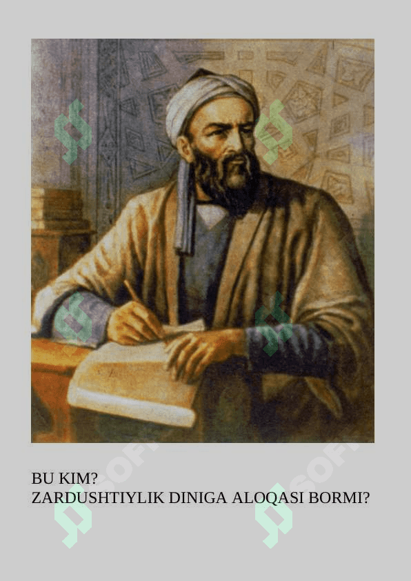 Zardushtiylik dini krossvord va nostandart test 4