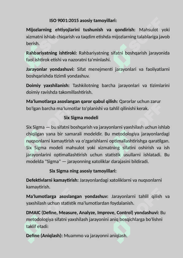 Sifat menejment modellari. 4