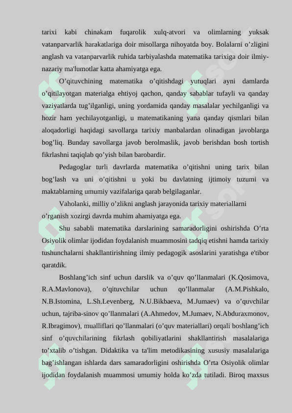 Boshlangʻich sinf matematika darslarida sharq mutafakkirlari merosidan foydalanish metodikasi 7
