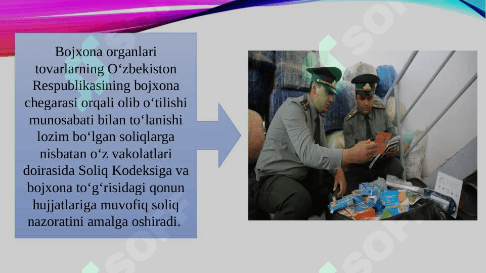 Soliq nazoratining mamlakat iqtisodiyotini rivojlantirishdagi ahamiyati 6