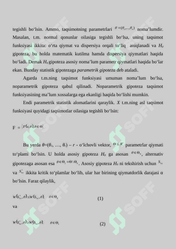 Statistik gipotezalarni tekshirish 7
