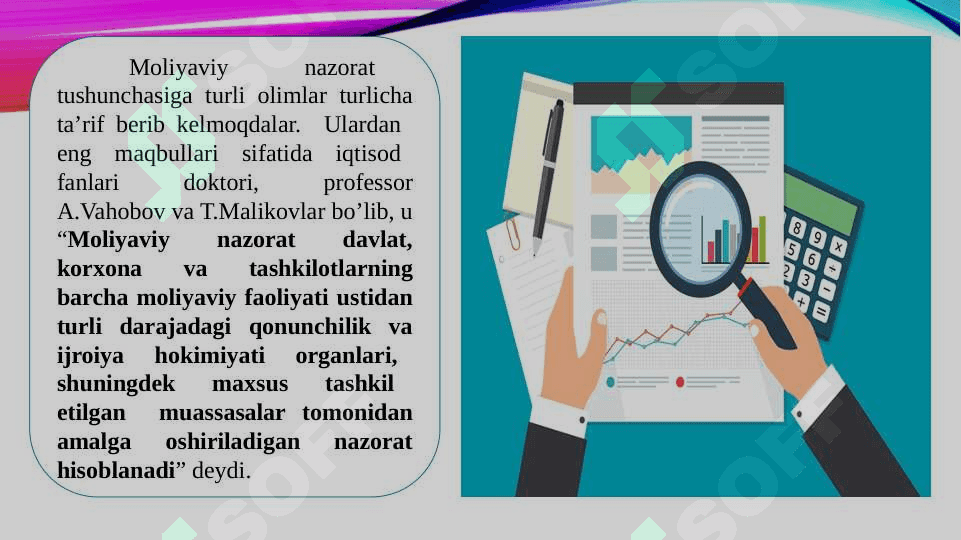 Korxonalar moliyasini nazorat qilish usllari va ularni samarali tashkil etish yo'nalishlari 5