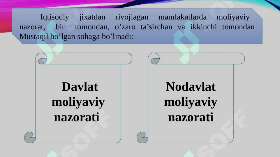 Korxonalar moliyasini nazorat qilish usllari va ularni samarali tashkil etish yo'nalishlari 6