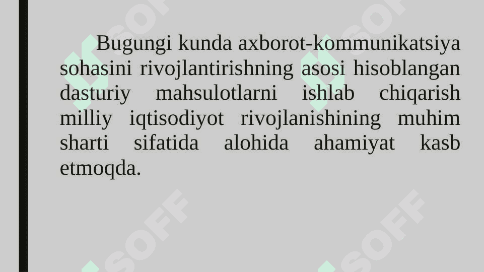 IQTISODIYOTDA QO‘LLANILADIGAN AMALIY DASTURIY MAHSULOTLAR 2