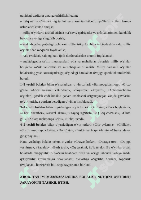 BOLALAR LUG‘ATINI BOYITISHDA TA’LIMIY O‘YINLAR 6