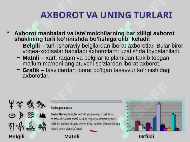 GRAFIK AXBOROTNI KIRITISH    VOSITALARI 2
