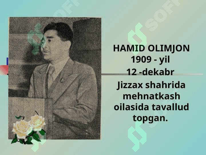 Hamid Olimjon hayoti va ijodi. 3