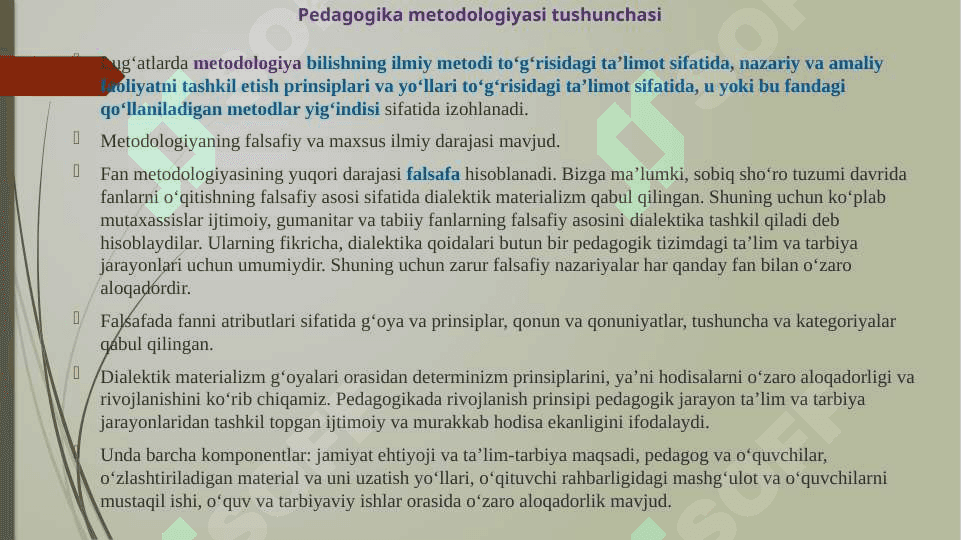 ILMIY PEDAGOGIK TADQIQOTLAR METODOLOGIYASI VA METODLARI 3