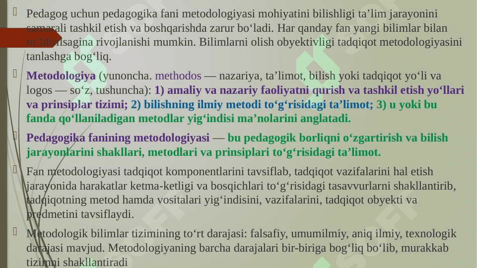 ILMIY PEDAGOGIK TADQIQOTLAR METODOLOGIYASI VA METODLARI 5