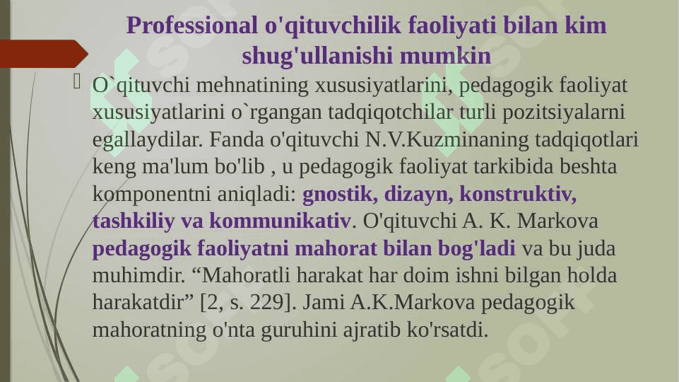 Pedagogik faoliyat kasb sifatida 4