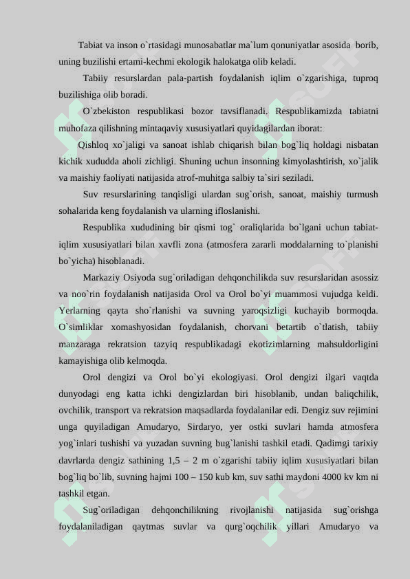 Orolbo‘yida ekologik inqiroz oqibatlarini bartaraf etish 3