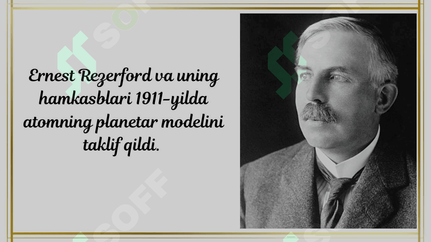 Taqdimot / Umumiy kimyo / Atom va molekulalarning tuzilishi haqida tushunchalar. Davriy qonun / 11-sinf 3