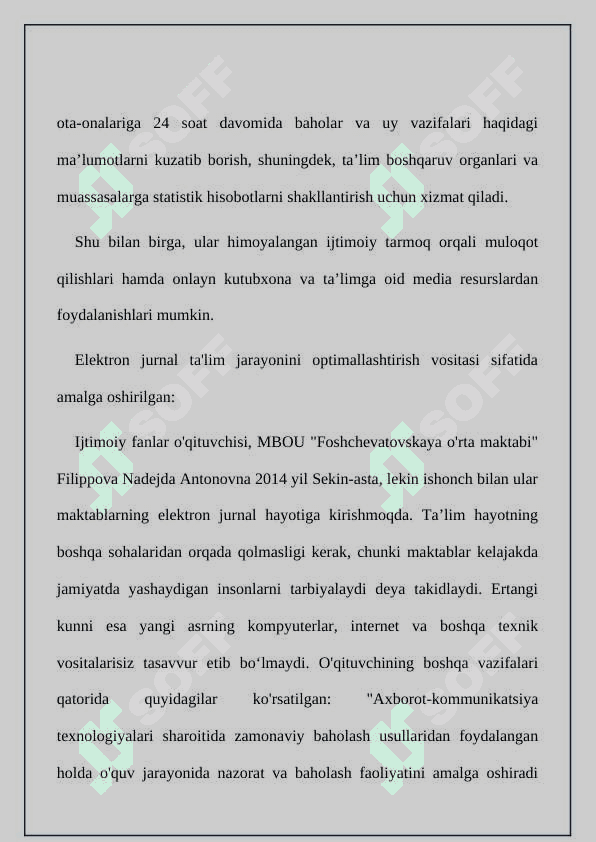 “Elektron jurnal” kompleks axborot tizimi 4