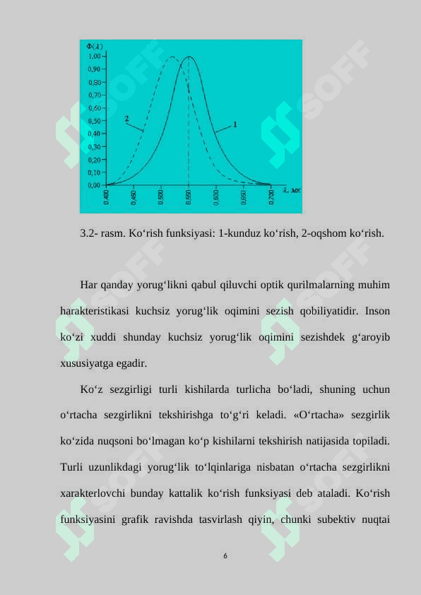 Fotometrik kattaliklar va ularning birliklar 6
