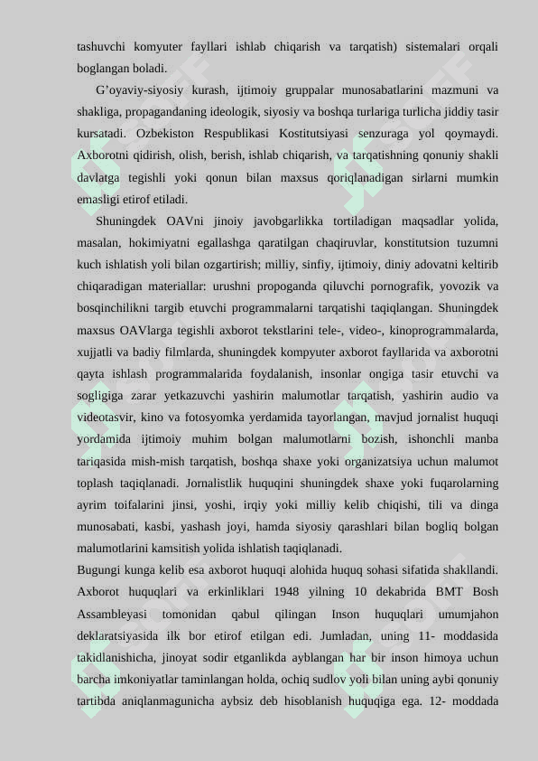Ommaviy axborot vositalarining bola manaviyati rivojlanishiga ta'siri 6