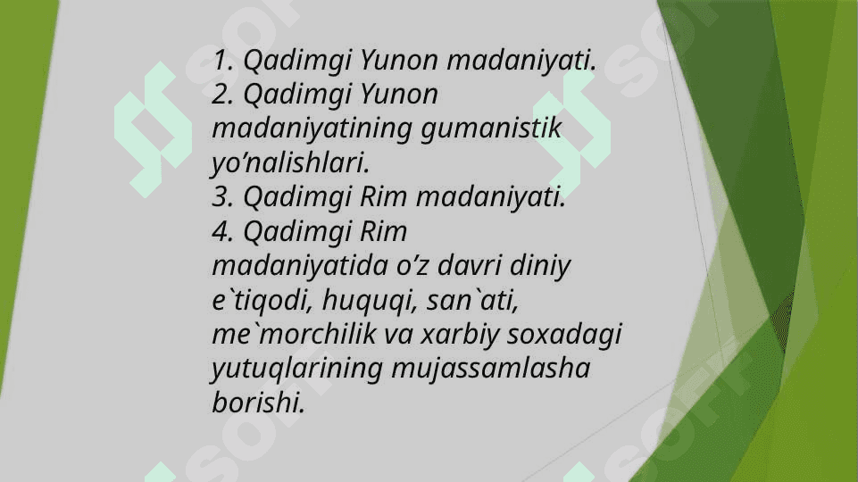 Qadimgi Yunon-Rim falsafasi tibbiyoti va san'atida jismoniy tarbiya masalalari 2