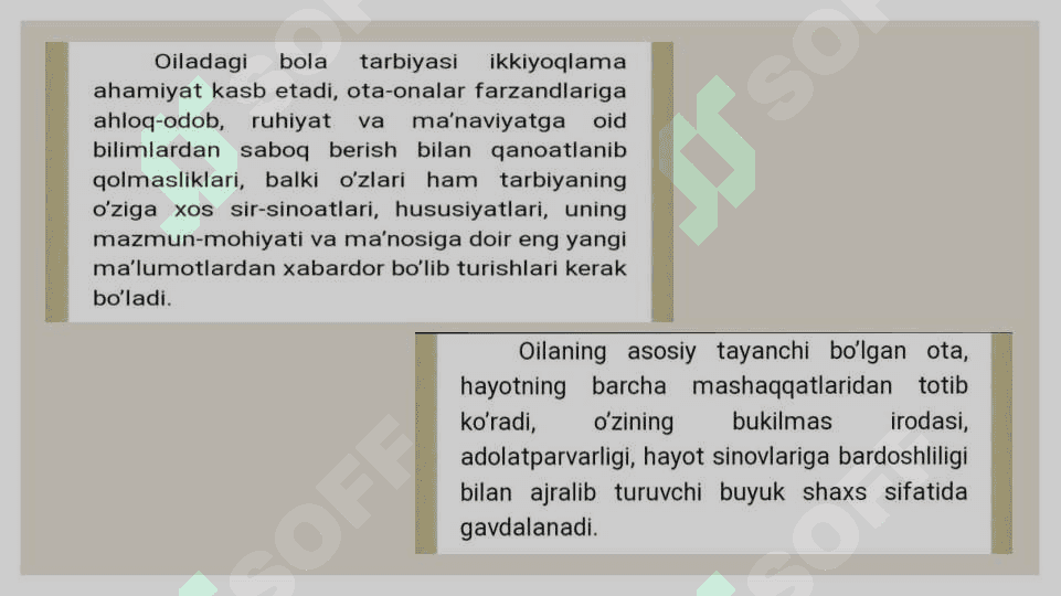 oila va farzand tarbiyasi 7