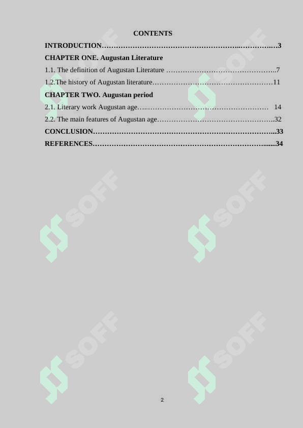 AUGUSTIAN LITERATURE 2
