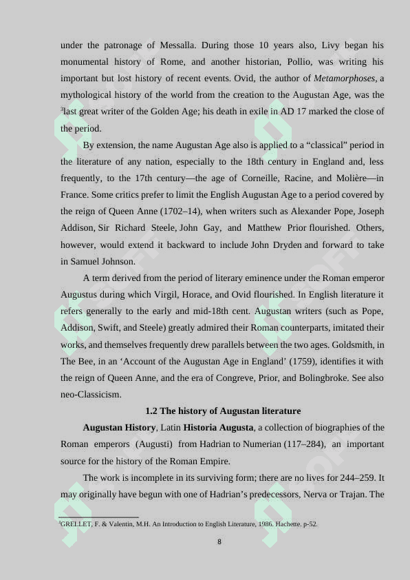 AUGUSTIAN LITERATURE 8