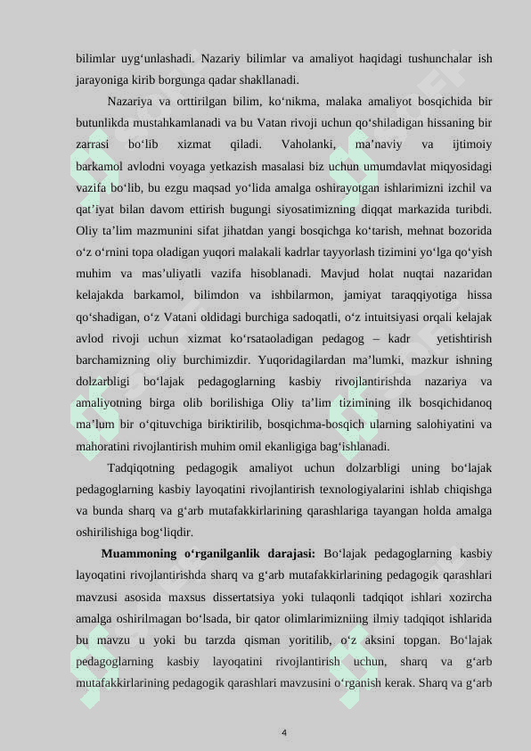 BO‘LAJAK PEDAGOGLARNING KASBIY LAYOQATINI RIVOJLANTIRISHDA SHARQ VA G‘ARB  MUTAFAKKIRLARINING PEDAGOGIK QARASHLARI 2