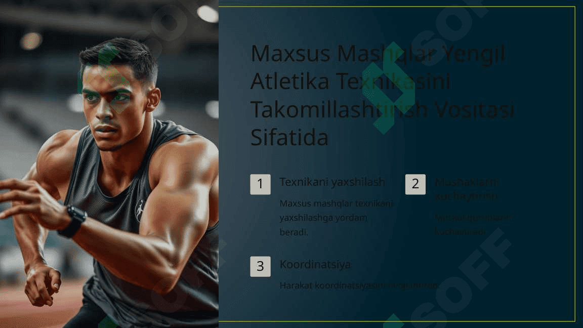 Yengil Atletika Mashg'ulotlarida Umumiy va Maxsus Mashqlarni O'rgatish 4