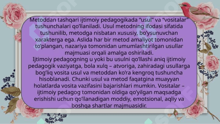 Ijtimoiy pedagogika ishontirish metodi 3