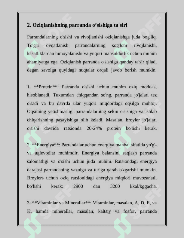 PARRANDALARNING KO’PAYISH FIZIOLOGIYASI 6