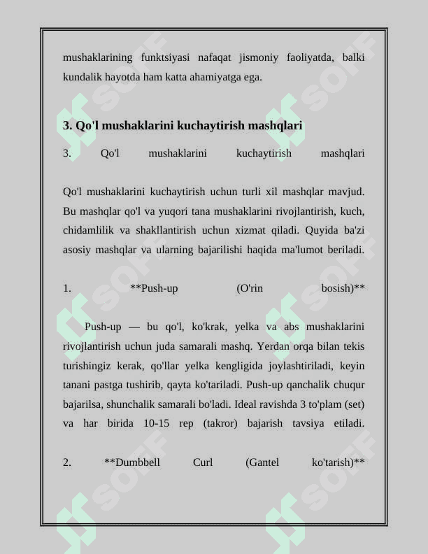 QO'L VA OYOQ MUSHAKLARI 8