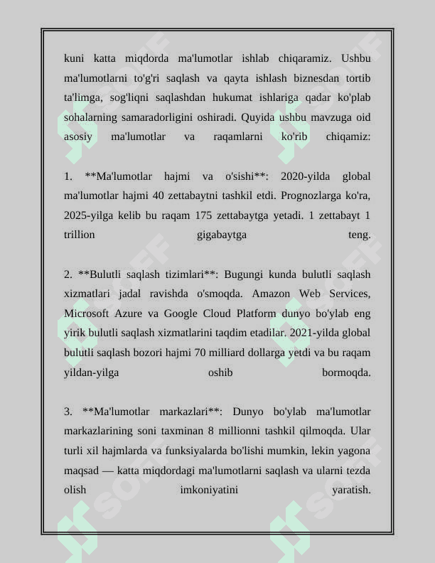 RAQAMLI O‘LCHOV QURILMALARINING AFZALLIK VA KAMCHILIKLARI 6