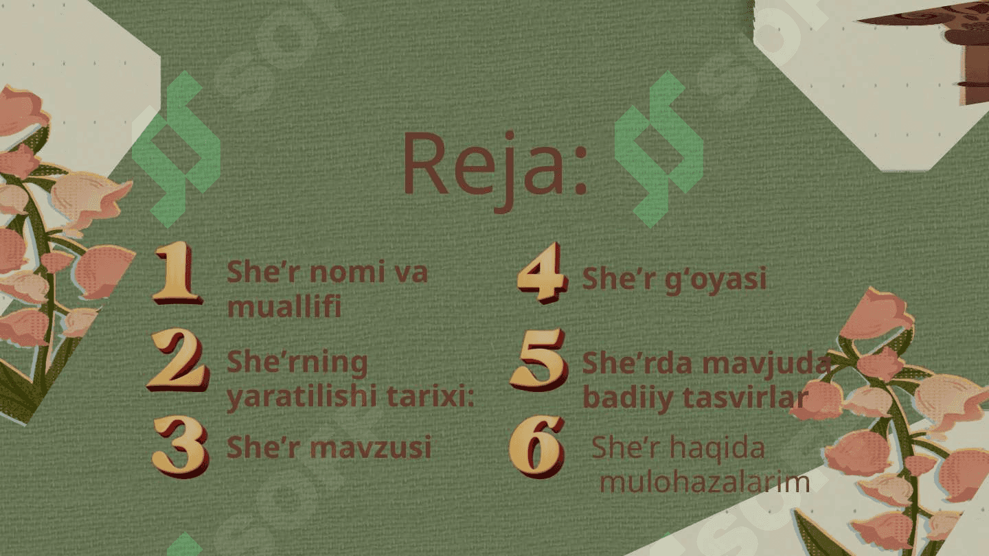 Zulfiyaxonimning Xalqim sheri taxlili 2