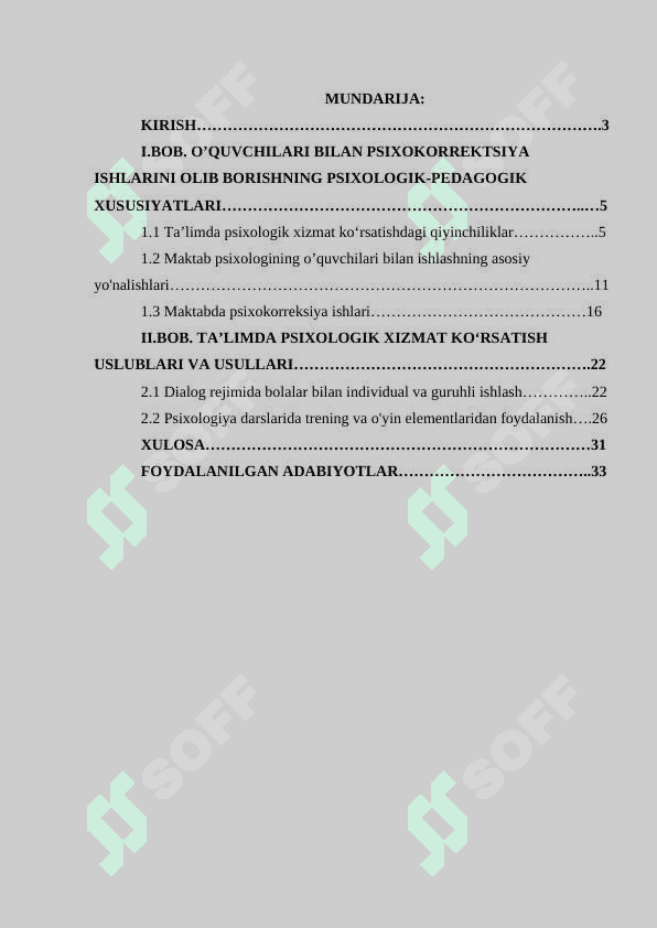 Psixologik xizmatning metodologik va nazariy asoslari 2