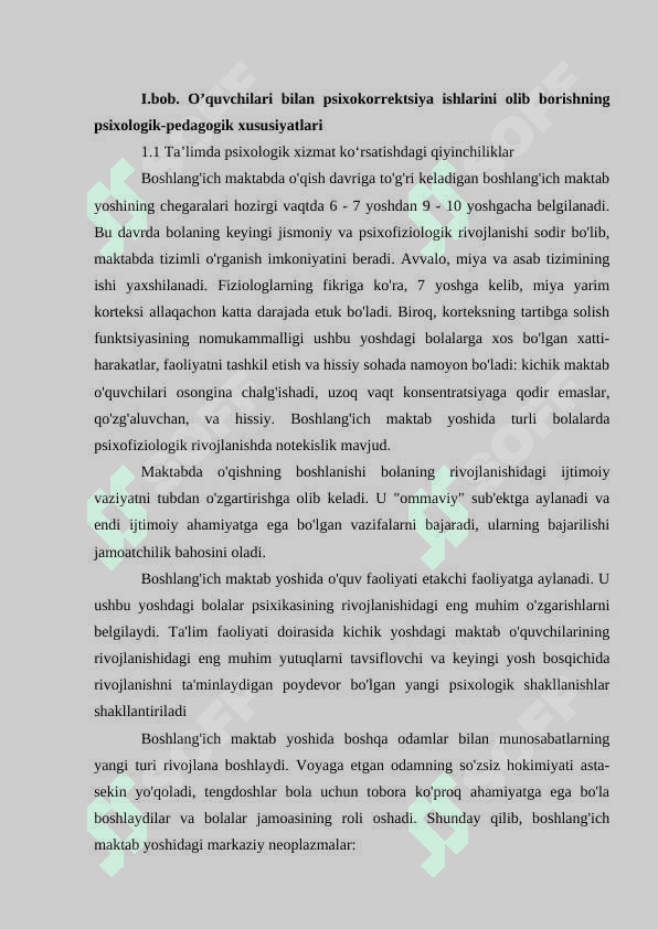 Psixologik xizmatning metodologik va nazariy asoslari 6
